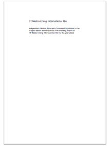 Limited Assurance Report 2022