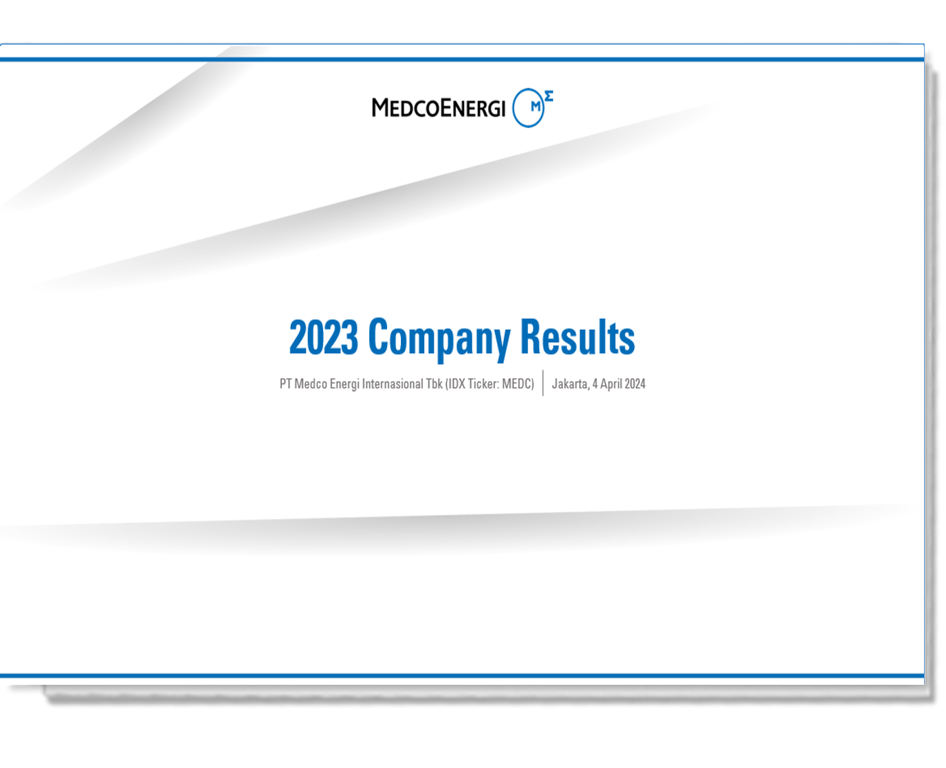 MedcoEnergi FY23 Results